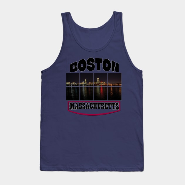 Boston Massachusetts Tank Top by TeeText